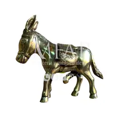 MFAP BRONCERIA Y ANTIGUEDADES - Burro carguero en bronce