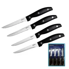 OSTER - Set de Cuchillos Steak Knife 4 Piezas Acero