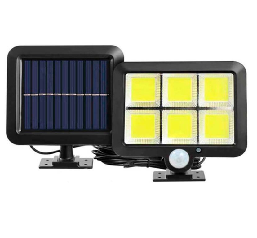 Lampara Panel LED solar para exteriores Reflector Farola de 6 Celdas