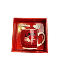 GENERICO - TAZA + CUCHARITA DE LOZA