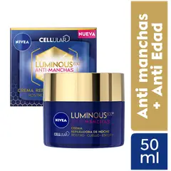 NIVEA - Crema Facial Regeneradora Noche Luminous 630 Antimanchas 50ml