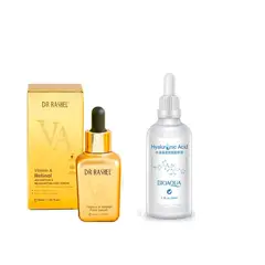 BIOAQUA - Vitamina A Retinol Serum Y SERUM DE ACIDO HIALURONICO