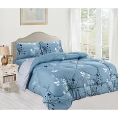 CASATEX - EDREDÓN CON DISEÑO 100% ALGODÓN DE 1.5 PLZ