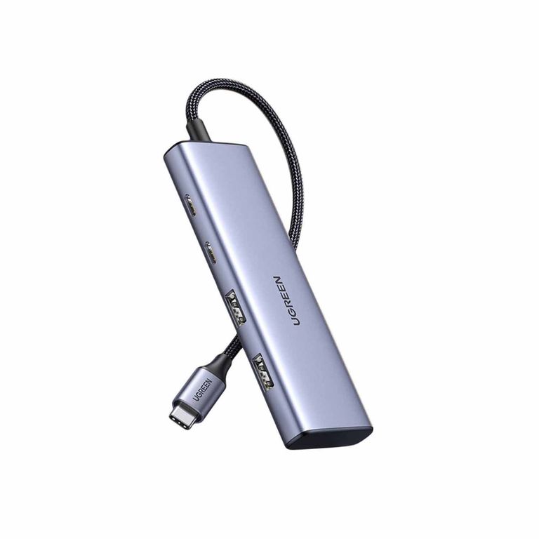 Adaptador Hub Usb-C A X2 Usb + X2 Usb-C Cm473