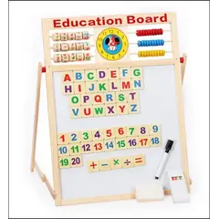 GENERICO - Pizarra multifuncion doble cara magnetica didactico