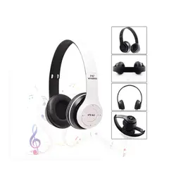 GENERICO - Auriculares con Bluetooth Inalámbrico P47 Blanco