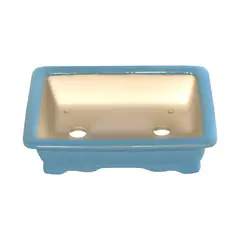 PERUBONSAI - MACETA PARA BONSAI ESMALTADA - YIXING - 19x14x5cm