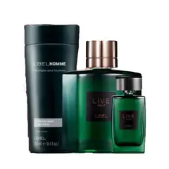 LBEL - Live Polo Perfume de Hombre con Mini y Shampoo