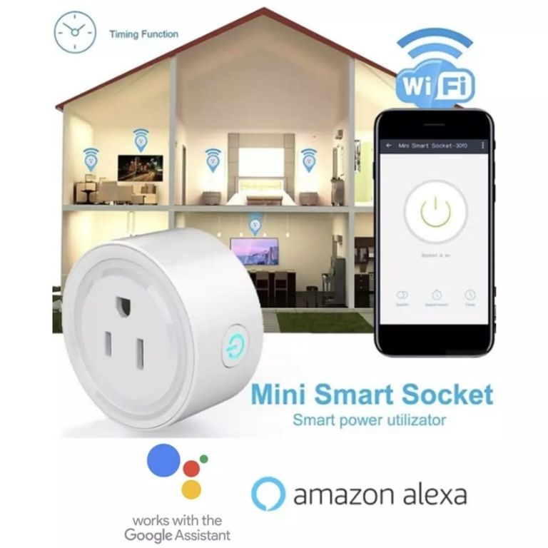 Enchufe Wifi Inteligente Smart Domotica Google home assitant y Alexa