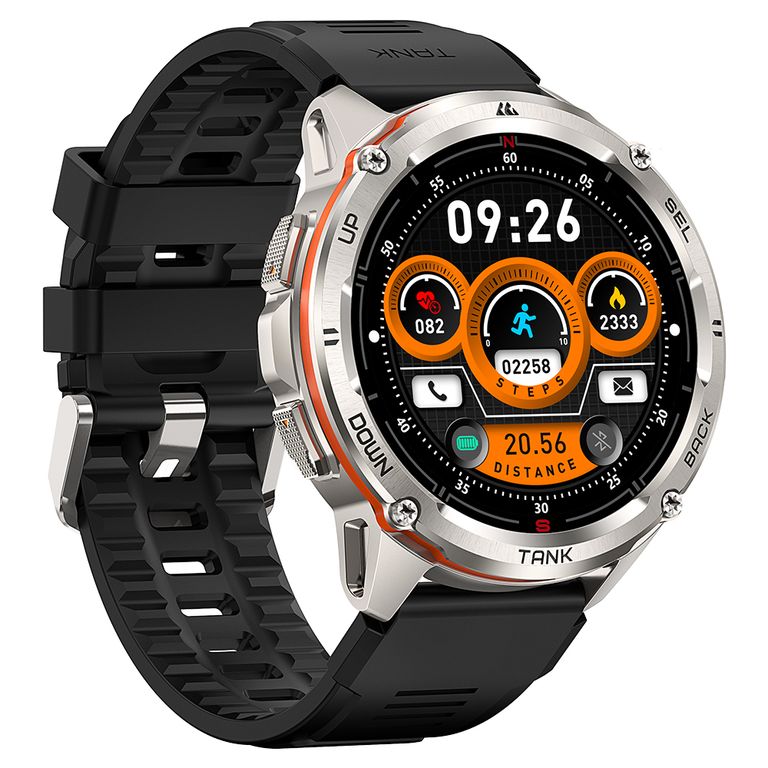 Smartwatch Tank T3 Ultra GPS Grado Militar Plateado