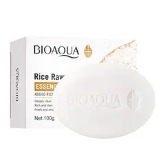 BIOAQUA - Jabon aclarante de arroz 100g -