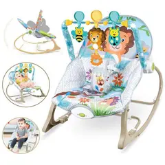 IDEAL - SILLA MECEDORA VIBRADORA MUSICAL ROCKER LEÓN