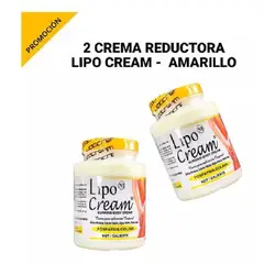 OEM - Crema reductora Lipo Cream - Tapa Amarilla 2 Unidades