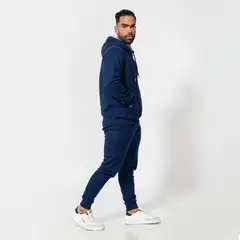 GENERICO - Conjunto buzo de algodón polera y jogger azul acero Arcoi