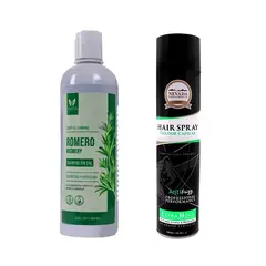 NEVADA NATURAL PRODUCTS - Shampoo Romero 500ml + Spray Fijador Capilar