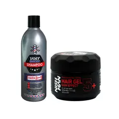 VOSS - Shampoo 3 en 1 + Gel Fijador Gum Effect Nishman 5+
