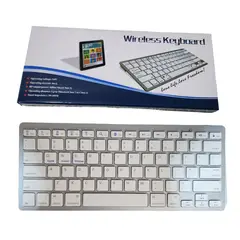 GENERICO - Teclado Inhalambrico Blueetooth - BLANCO