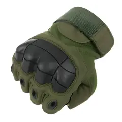 GENERICO - Guantes tácticos de medio dedo para moto y exterior - Verde