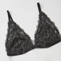 BOMBON ROJO - Set de Lenceria de 2 Piezas con Brillo
