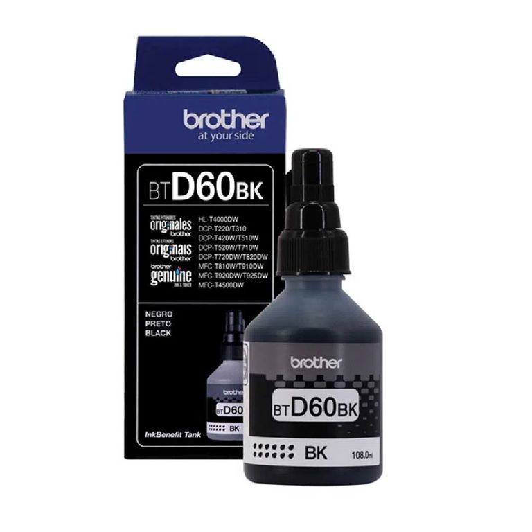 TINTA BTD60BK negro 108ml tinta para impresora