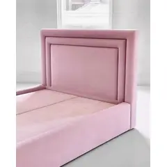 GENERICO - Cama Cayra 2 Plazas - Palo Rosa