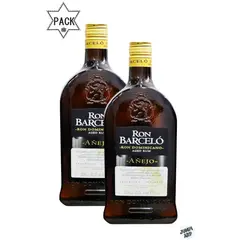 BARCELO - Pack 2 unidades ron barceló añejo rubio 3500ml