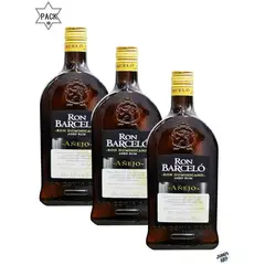 BARCELO - Pack 3 unidades ron barceló añejo rubio 5250ml