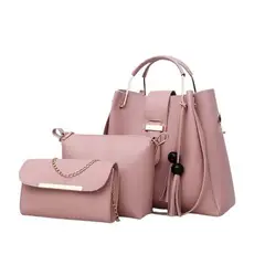 GENERICO - Cartera Bolso Billetera 3 en 1 Alta Calidad Grande