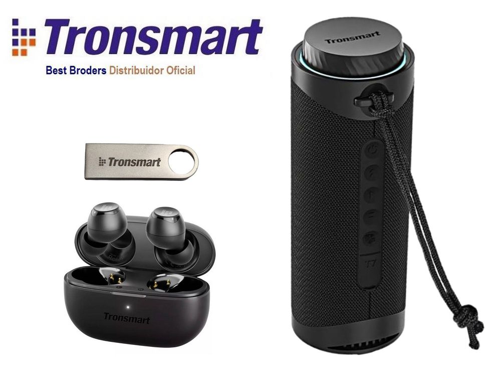 Combo Parlante Bluetooth T7 y Audifono Onyx Pure