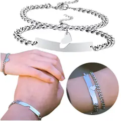 NO LOGO - Pulsera de Pareja Mi Otra Mitad Regalo Especial