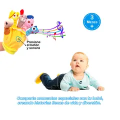 BABY - Guante de Títeres Musical para Bebés - Amarillo