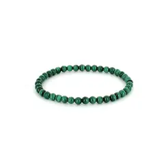 GENERICO - Pulsera Malaquita en esfera Musas Vanidosas