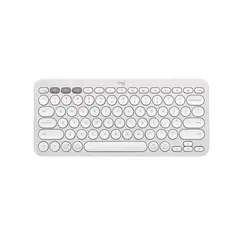 LOGITECH - Teclado Pebble Keys 2 K380S Bluetooth White