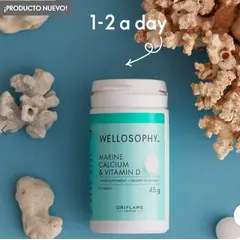 WELLNESS - Calcio Natural con Vitamina D – Refuerza Huesos y Dientes - ORIFLAME