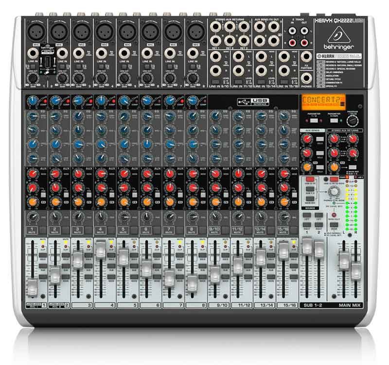 Mezclador Xenyx QX2222USB