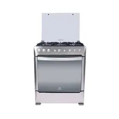 INDURAMA - COCINA DE PIE A GAS 6 HORNILLAS ACERO INOX - PARMA ZAFIRO