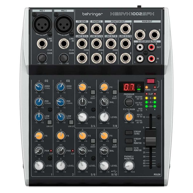 Mezclador Analoga Profesional Xenyx 1002SFX