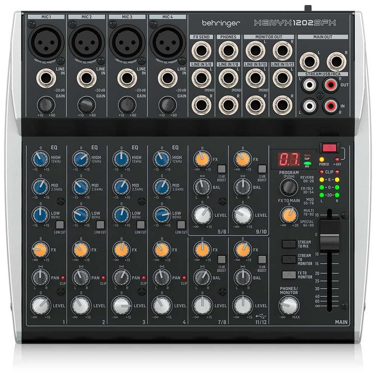 Mezclador Analoga Profesional Xenyx 1202SFX