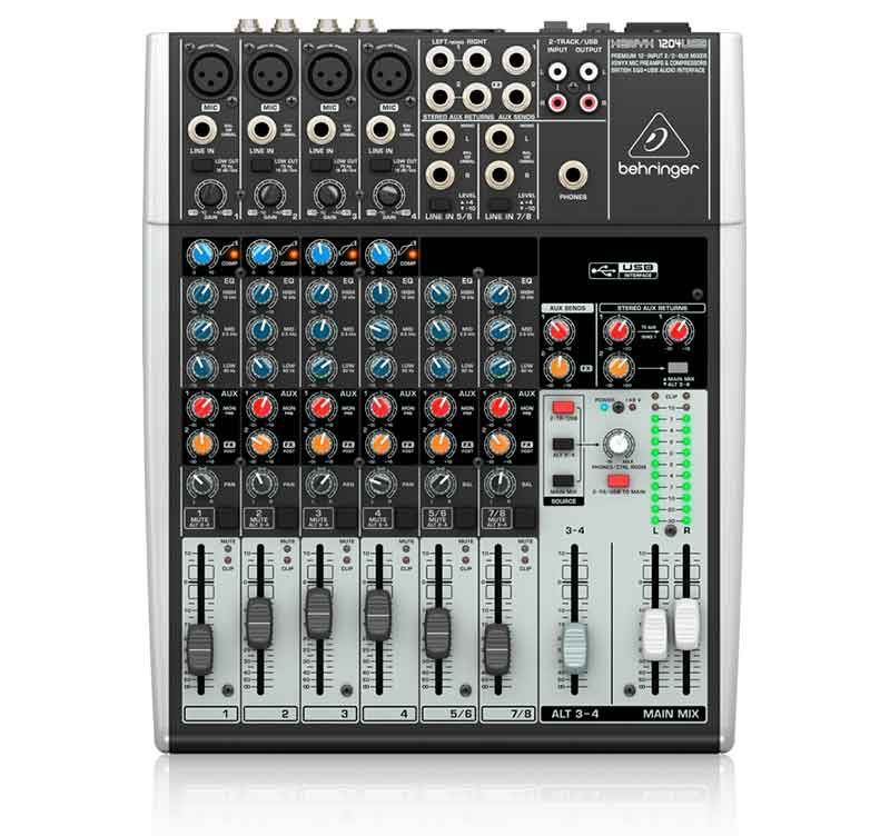 Mezclador Analoga Profesional Xenyx 1204USB