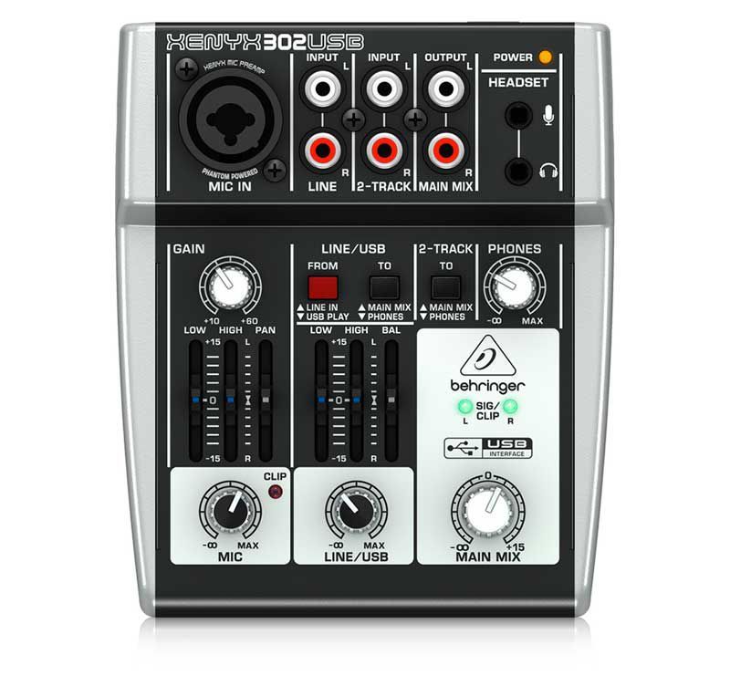 Mezclador Analoga Profesional Xenyx 302USB