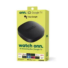 ONN - Watch Google TV 4k Android UHD control de voz Asistente de Google