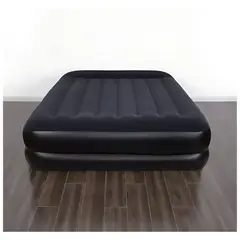 BESTWAY - Colchón inflable Doble Premium con Bomba integrada Color Negro