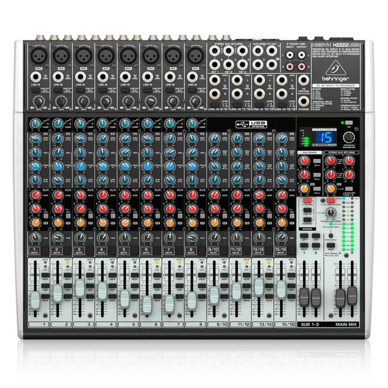 Mezclador Analoga Profesional Xenyx X2222USB