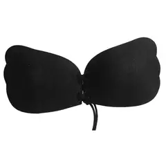 GENERICO - Brasier Push Up Invisible Mariposa Sostén negro