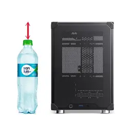 GENERICO - Compacto Mini Itx Matx Case Gabinete Pc Jonsbo C6 Acero