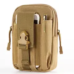 GENERICO - Pouch tactico portacelular Mini canguro morral molle_.
