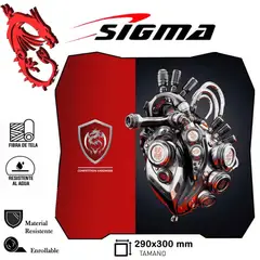 SIGMA - PAD MOUSE -RED BLACK
