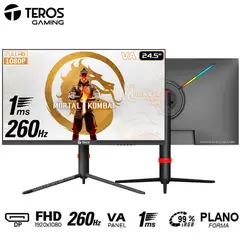 TEROS GAMING - Monitor 260Hz 1MS 25" Full HD VA, sRGB 99 Adaptive SYNC Pivote