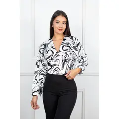 NANCY'S COLLECTION - Blusa Manga Larga Mujer Nancys Collection