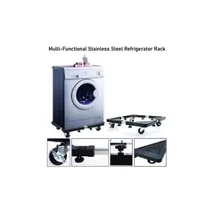RACK JAPAN - Base ajustable con ruedas para lavadora cocina etc de 50 a 70cm/ 120kg